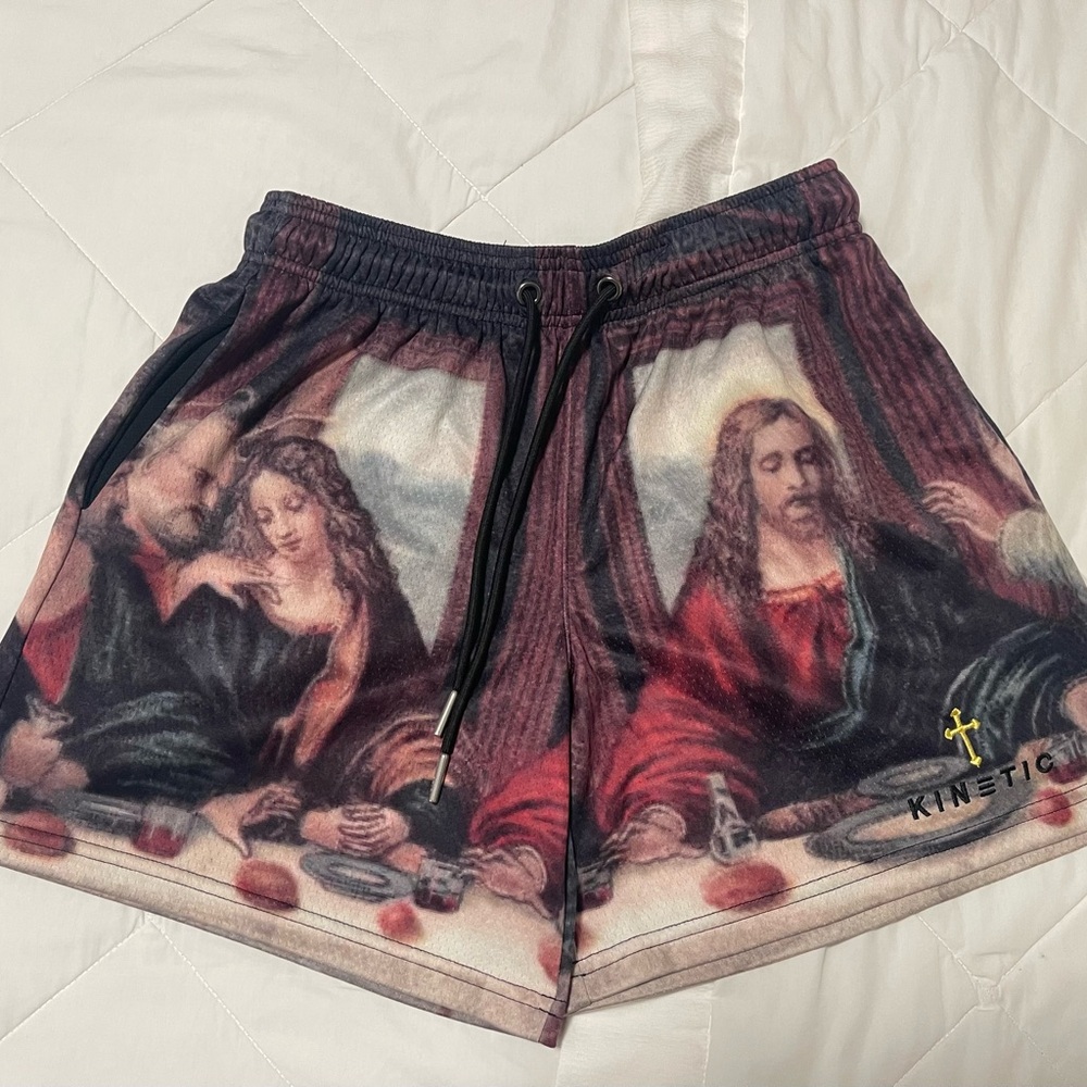 Kinetic King "The Last Supper" Athletic Shorts